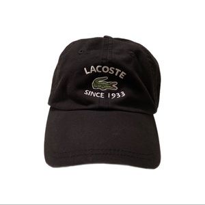 Lacoste Unisex Embroidered Croc Logo Adjustable Hat Cap